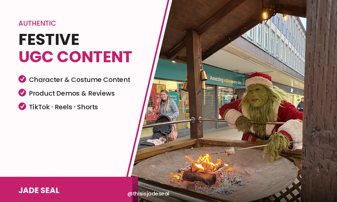 Festive character content example